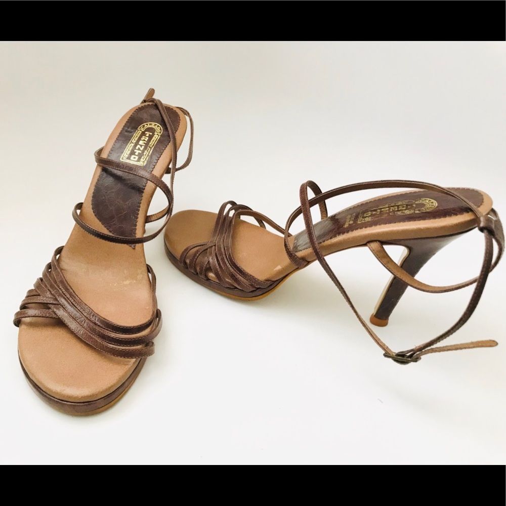 ❗️ Clearance ❗️👠 Casual Brown High Heel  Sandals